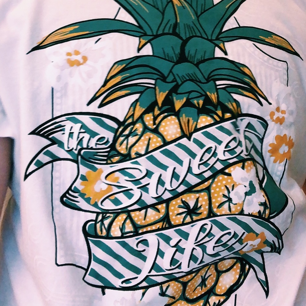 Southern white t shirt